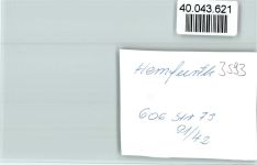34549 W3593 Hemfurth FOTO KEINE AK Haus Bergmann