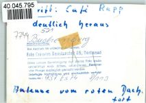 78126 W7744 Buchenberg , Schwarzw FOTO KEINE AK Cafe Rapp