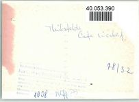 26169 W2908 Thülsfelde FOTO KEINE AK Café Worberg Springbrunnen