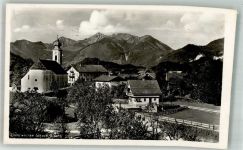 83246 W8218 Unterwössen Foto AK Kirche