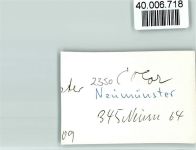 24534 W2350 Neumünster , Holst FOTO KEINE AK