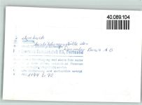 76593 W7562 Lautenbach , Murgtal FOTO KEINE AK Daimler Benz Heim