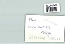 54536 W5563 Kröv FOTO KEINE AK Gästehaus Bisenius