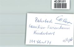 57399 W5942 Rahrbach FOTO KEINE AK Familien Ferienheim