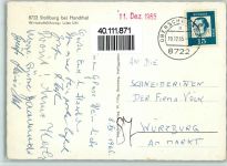 97516 W8722 Handthal , Kr Schweinfurt - Weingut Stollburg Weinberge 3-Bildaufnahme