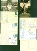 99898 O5803 Finsterbergen Kleinposten bis 20 Lot mit 10 AK, ca. 1955-1960; überwiegend gute Erhaltung, größtenteils gelaufen