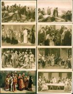 W8103 Oberammergau Passionsspiele 1922 Lot mit 54 AK teilweise mit doppelten; überwiegend gute Erhaltung, teils gelaufen Passionsspiel Posten 21 bis 100 AK