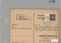 17326 O2101 Woddow KEINE AK Landpoststempel