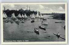 19322 O2900 Wittenberge , Prignitz - See Hafen Boot