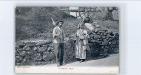 Italien , Ligurische Bauern Trachten Ausland