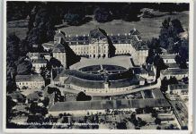 96178 W8602 Pommersfelden - Schloss , Fliegeraufnahme