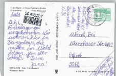16359 O1296 Biesenthal b Bernau b Berlin - Markt Ernst-Thälmann-Straße See Auto