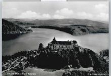 34549 W3593 Edersee - Fliegeraufnahme See Berg Panorama Burg