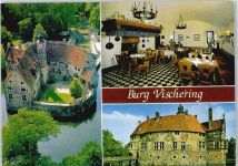 59348 W4710 Lüdinghausen - Cafe Restaurant Pohl Burg Fliegeraufnahme