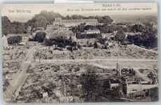 08300 Rethel - Zerstörung Schloß im 1. Weltkrieg