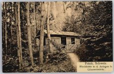 91327 W8556 Gößweinstein - Blockhütte in den Anlagen