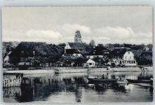 88709 W7759 Hagnau am Bodensee - See, Kirche, Boot