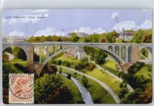 Luxembourg Luxemburg - Brücke Panorama