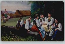 b.Vautier , Plauderstündchen Künstler
