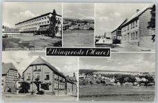 38875 O3703 Elbingerode (Harz) - Rathaus, Pfarrkirche