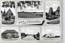 27313 W2817 Dörverden - Kirche, Flusspartie