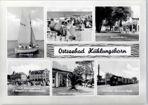 18225 O2565 Kühlungsborn , Ostseebad - Seerundfahrt, FDGB-Erholungsheim Weigert und Haus Schwerin, Kleinbahn Molly, Strandstraße