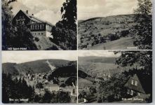 08248 O9650 Klingenthal - HO Sport-Hotel, Schanze, Gesamtansicht, Aschberg AKU1