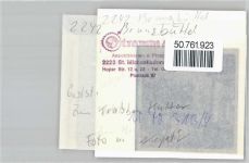 25541 W2212 Brunsbüttel FOTO KEINE AK Foto mit Negativ, Gasthof Zum Krabbenkutter