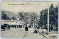 06500 Menton - Hauptstrasse , Marke entfernt