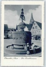 66564 W6682 Ottweiler - Quakbrunnen , Marktplatz