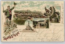 83278 W8220 Traunstein , Oberbay Lithographie