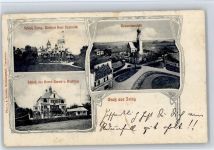 83339 W8224 Ising , Chiemsee - Schloss Baron Hertling verziert