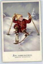 Ski, Neujahr Wintersport