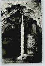 Dechenhöhle Palmengrotte Foto AK Höhle 1962