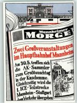 Nr. 291 Eintritsskarte 1. Großtauschtag 1987 in der Kaschemme Mannheim AK - Geschichte