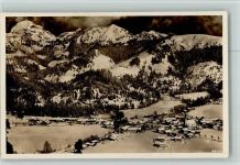83727 W8163 Bayrischzell - Blick auf Bayrischzell mit Wendelstein Winteraufnahme