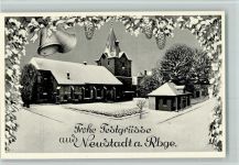 W3057 Neustadt am Rübenberge Winter Städteglückwunsch