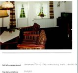 25938 W2270 Oevenum FOTO KEINE AK Haus Roeloffs Innenaufnahme Wohnzimmer Foto montiert auf Karton