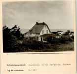 27472 W2190 Duhnen FOTO KEINE AK Hotel Seehütte Foto montiert auf Karton