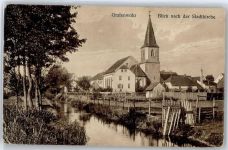 92655 W8484 Grafenwöhr Gebrauchsspuren Blick nach der Stadtkirche