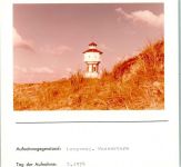 26465 W2941 Langeoog FOTO KEINE AK Wasserturm Foto montiert auf Karton