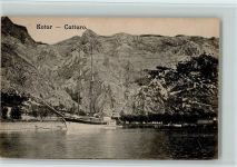 Kotor Cattaro - Segelschiff Bergpanorama