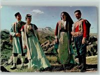 Cetinje Cettigne - Männer und Frauen in Nationaltracht