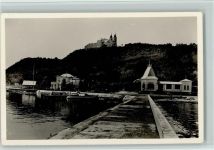 Tihany 1937 Foto AK Partie am Wasser AK