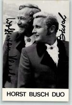 Horst Busch Duo und Autogramm Musikgruppe