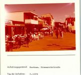 26757 W2972 Borkum FOTO KEINE AK Bismarckstraße Foto montiert auf Karton