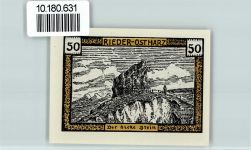 06507 O4301 Rieder b Quedlinburg - Notgeld Der dicke Stein