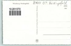 97070 W8700 Heidingsfeld - Jugendherberge Frau Holle