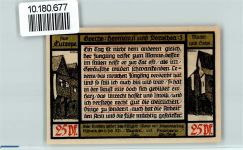 07381 O6840 Pößneck - Notgeld Goethe Hermann und Dorothea