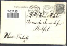 Reliefdruck Passepartout 1910 Gebrauchsspuren
